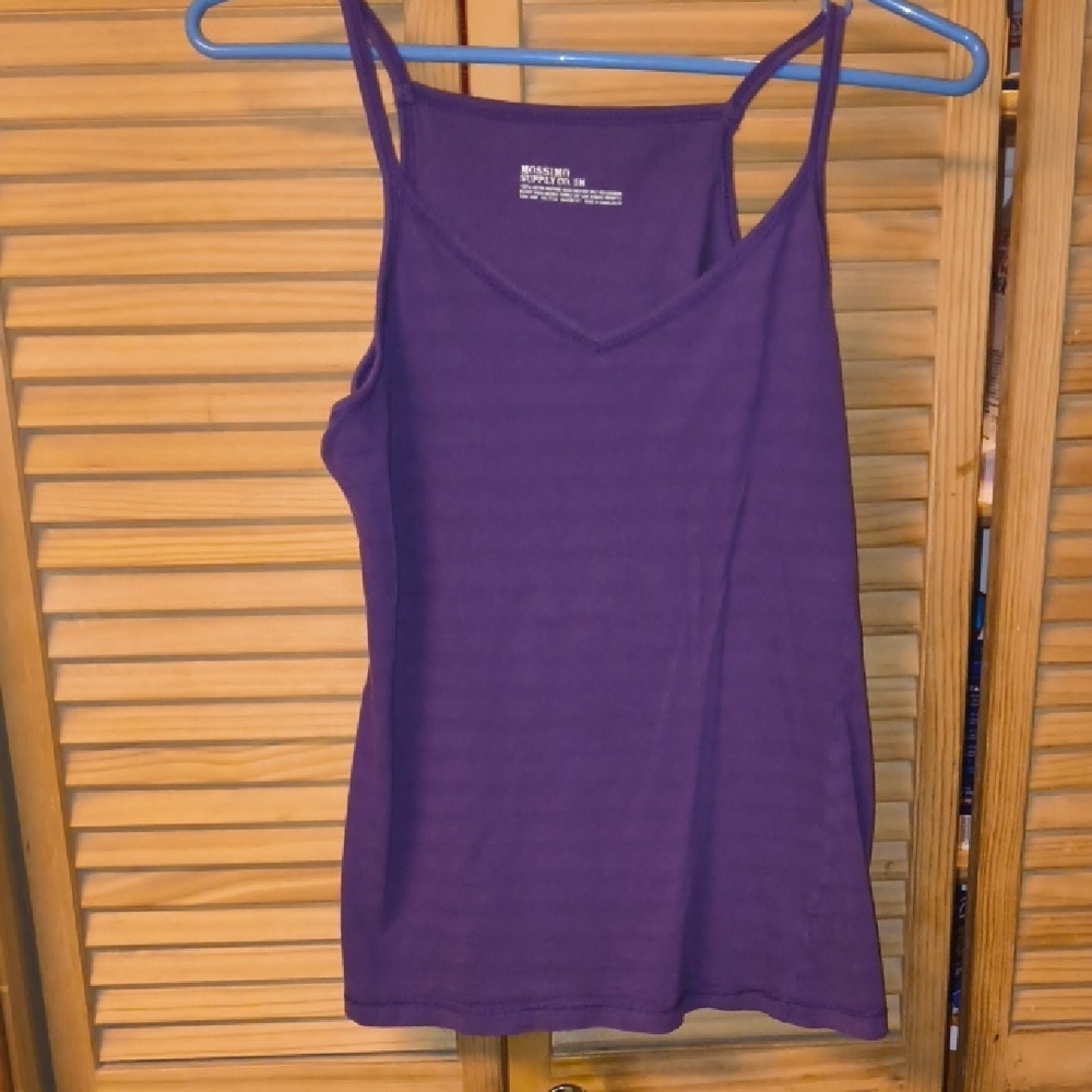 Mossimo Supply Co Brand Purple Striped Women's Tank Top